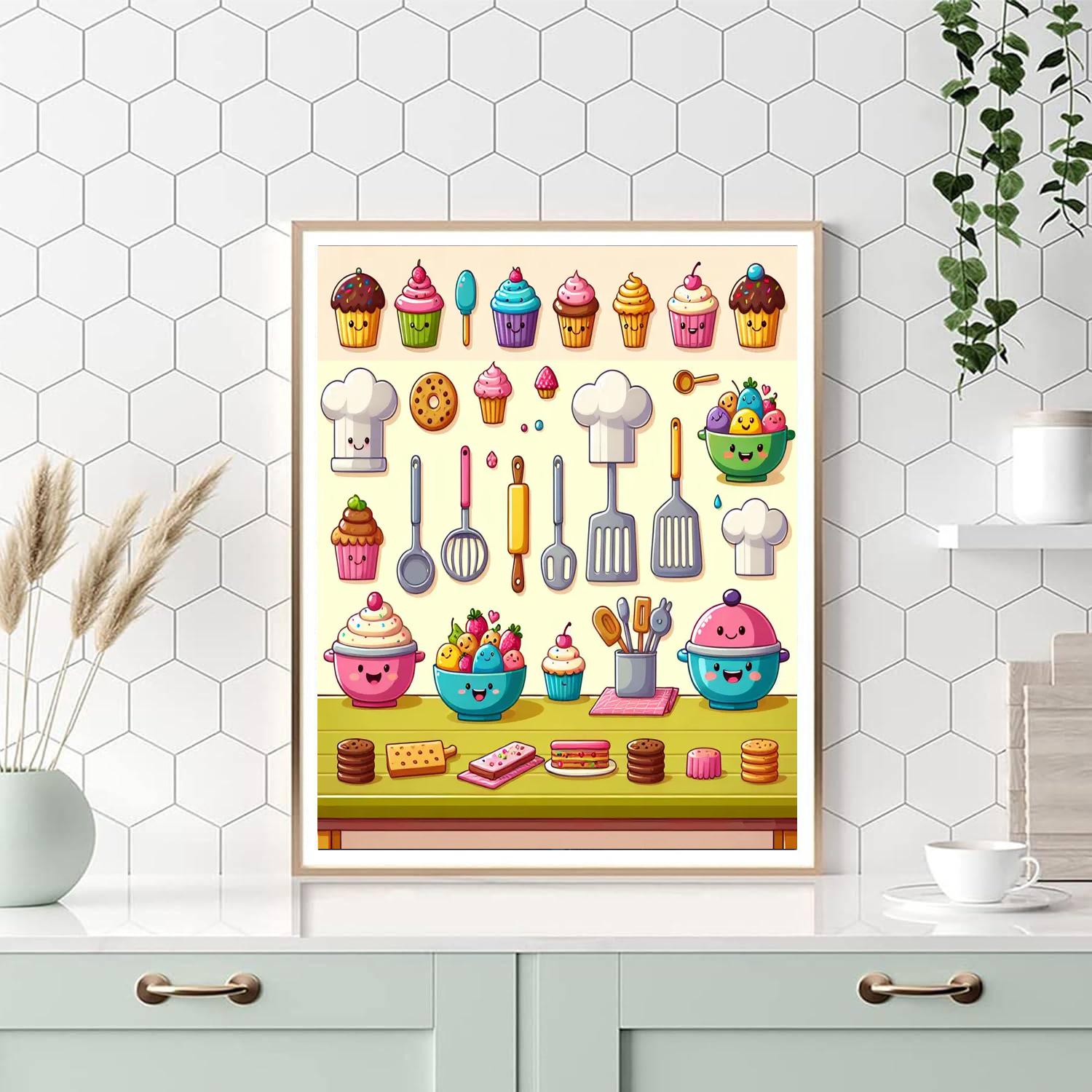 Creative Kitchen Painting Number Kit