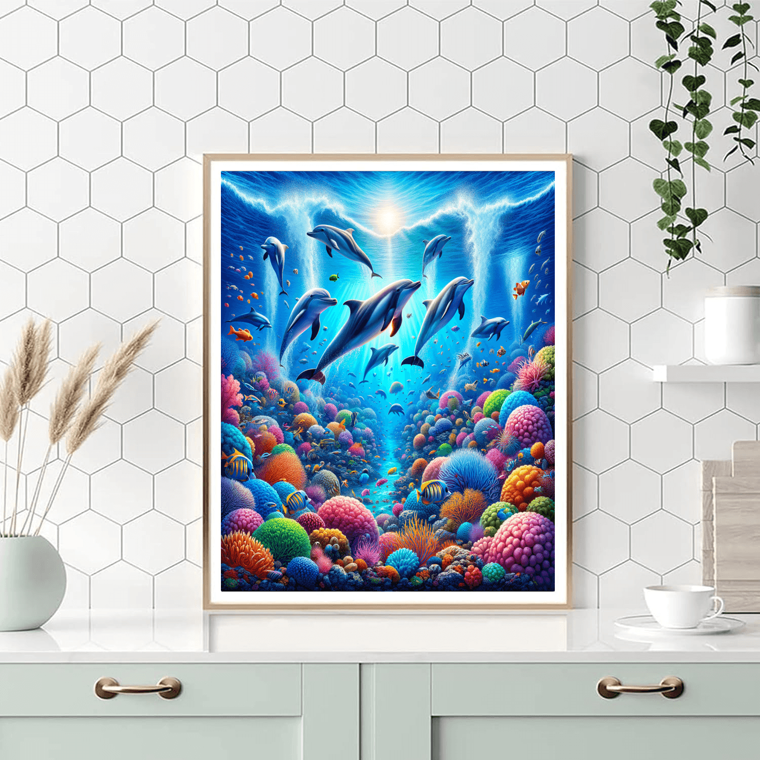 Adventurous Dolphins Paint By Numbers Kits