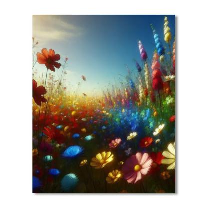 Wildflower Meadow Joy Numbered Painting Kits