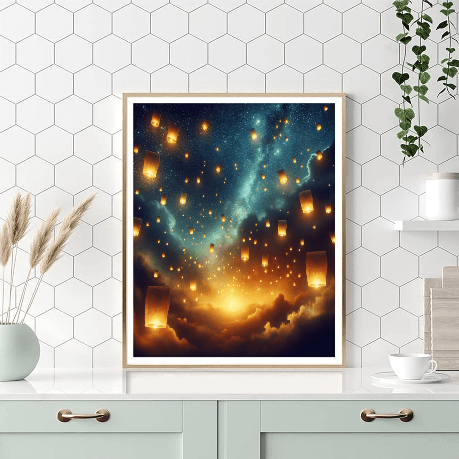 Mystical Lantern Festival Paint By Number