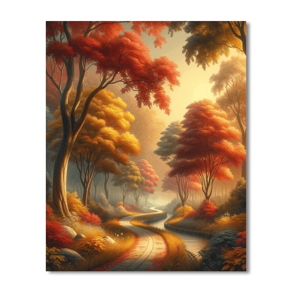 Radiant Autumn Hues Paint By Numbers Kits