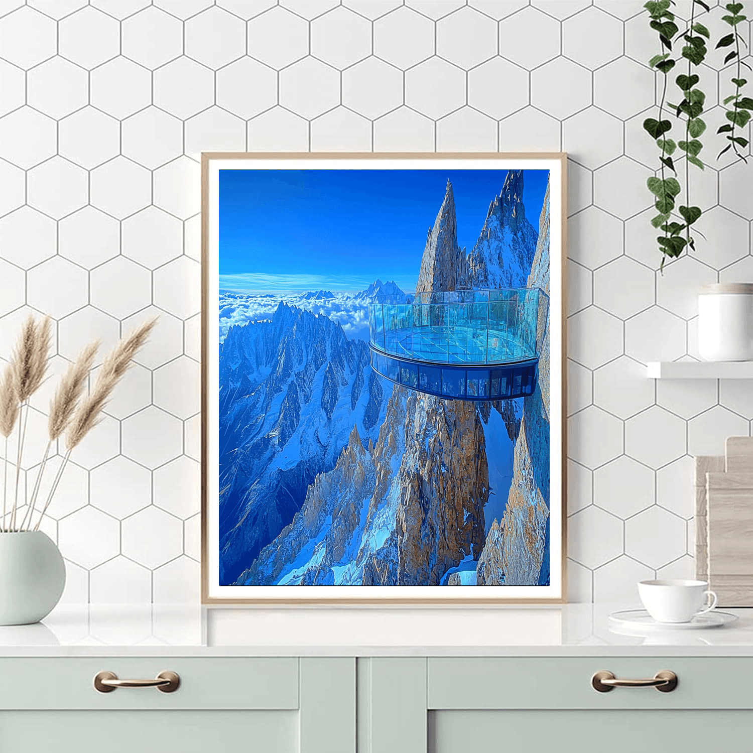 Aiguille Du Midi - France DIY Paint By Numbers