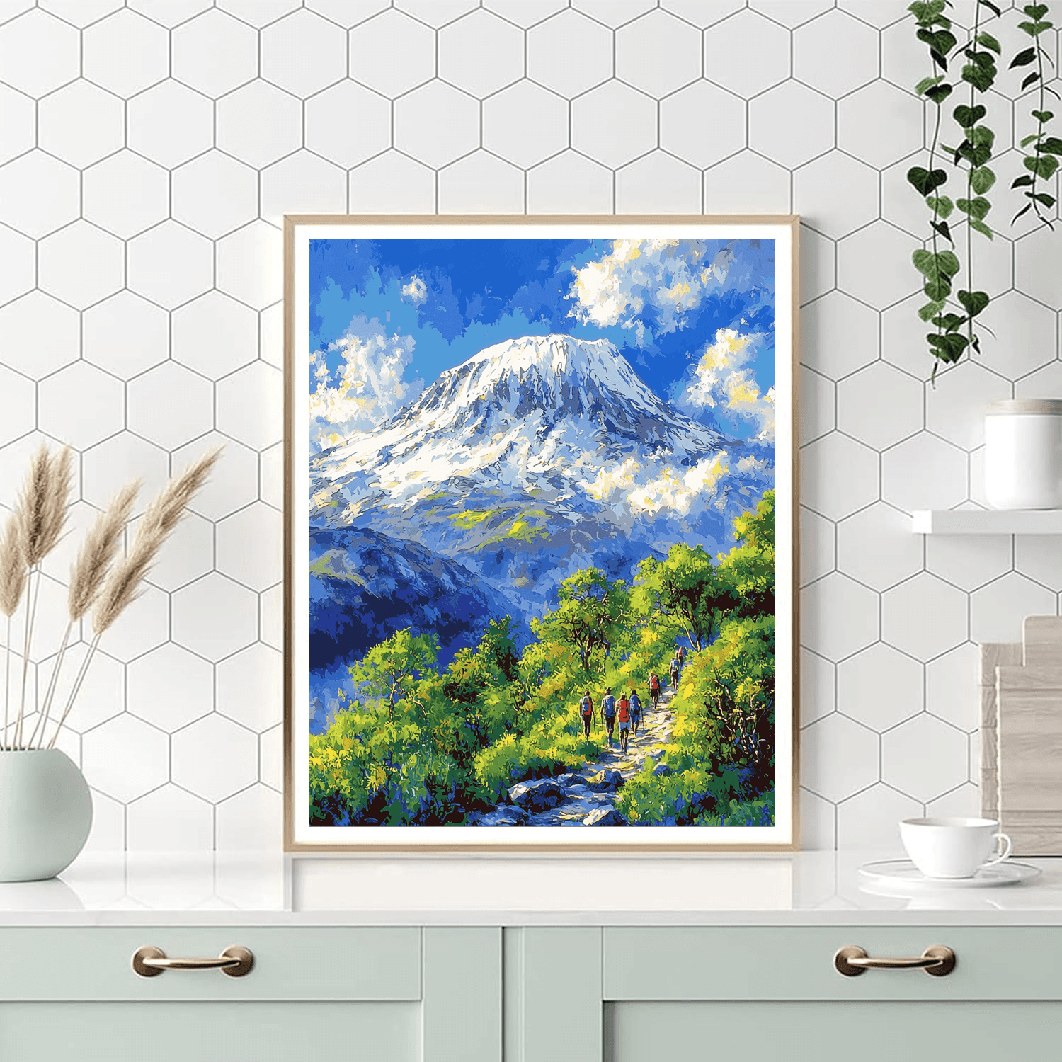Mount Kilimanjaro DIY Paint By Numbers
