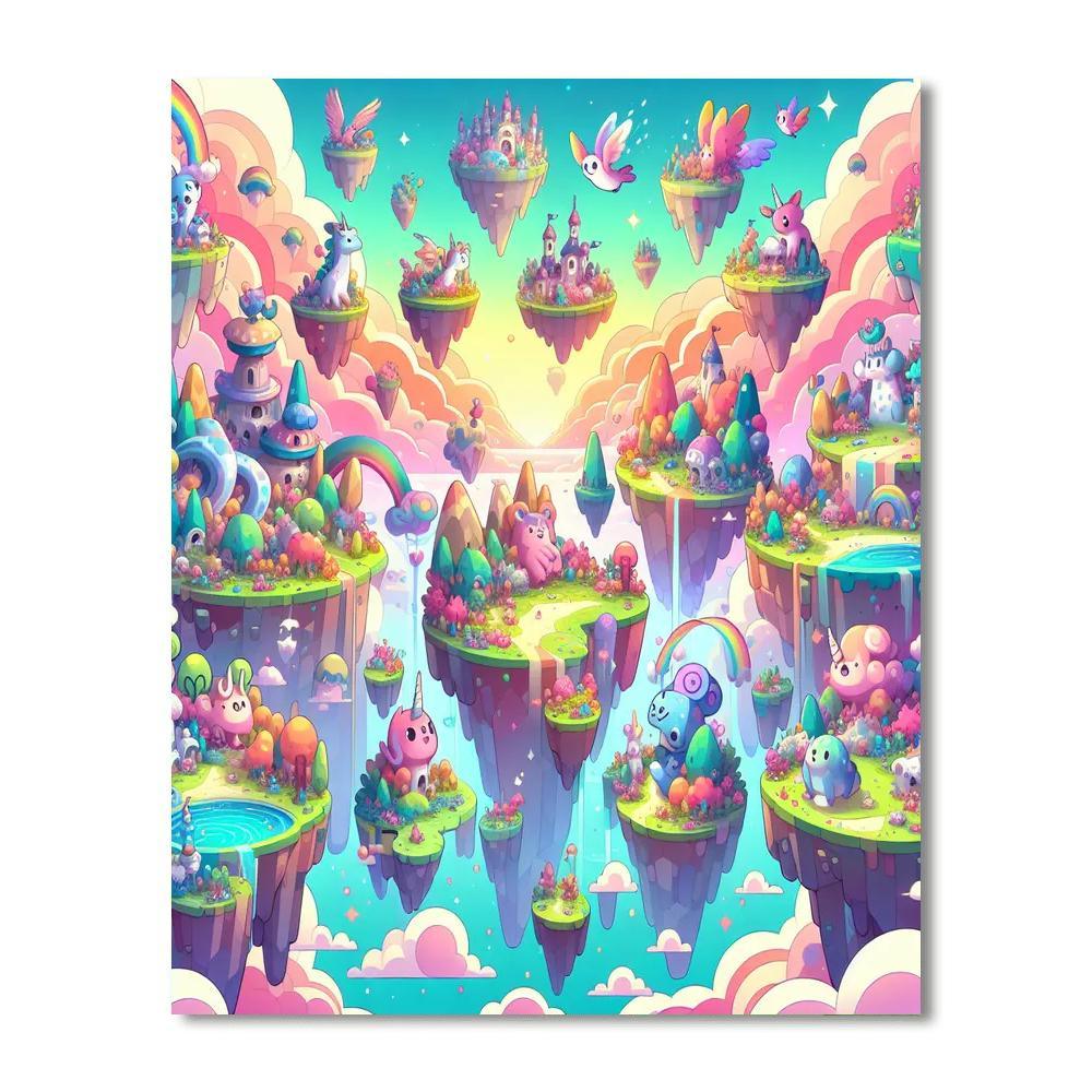 Floating Islands Paint By Color
