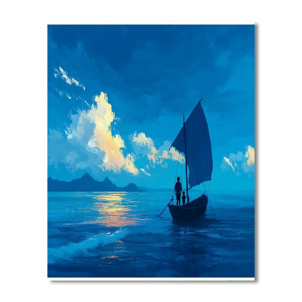 Sailing On Love's Waves Paint By Numbers Kits