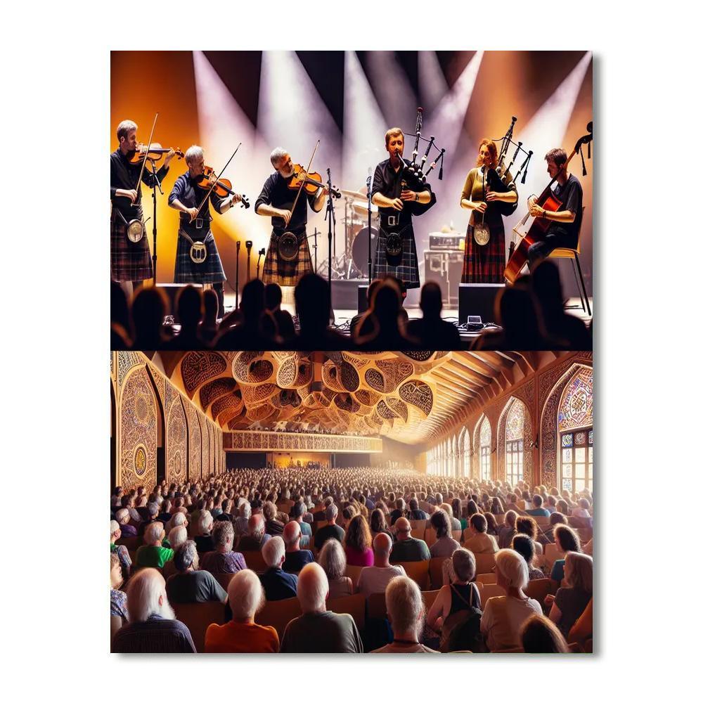 Celtic Connections Festival - Scotland Paint By Numbers Kits