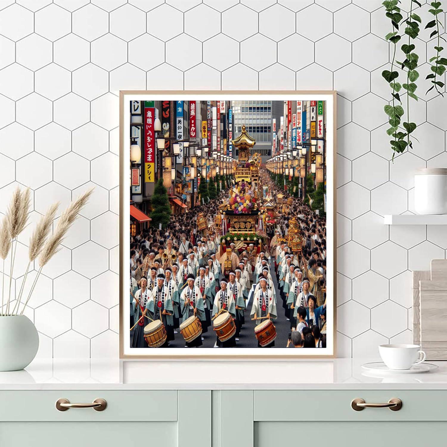 Kanda Matsuri - Japan Paint By Numbers Art