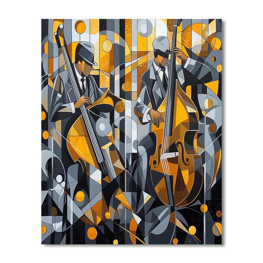 Art Deco Inspired Jazz Age Elegance  Paint By Numbers
