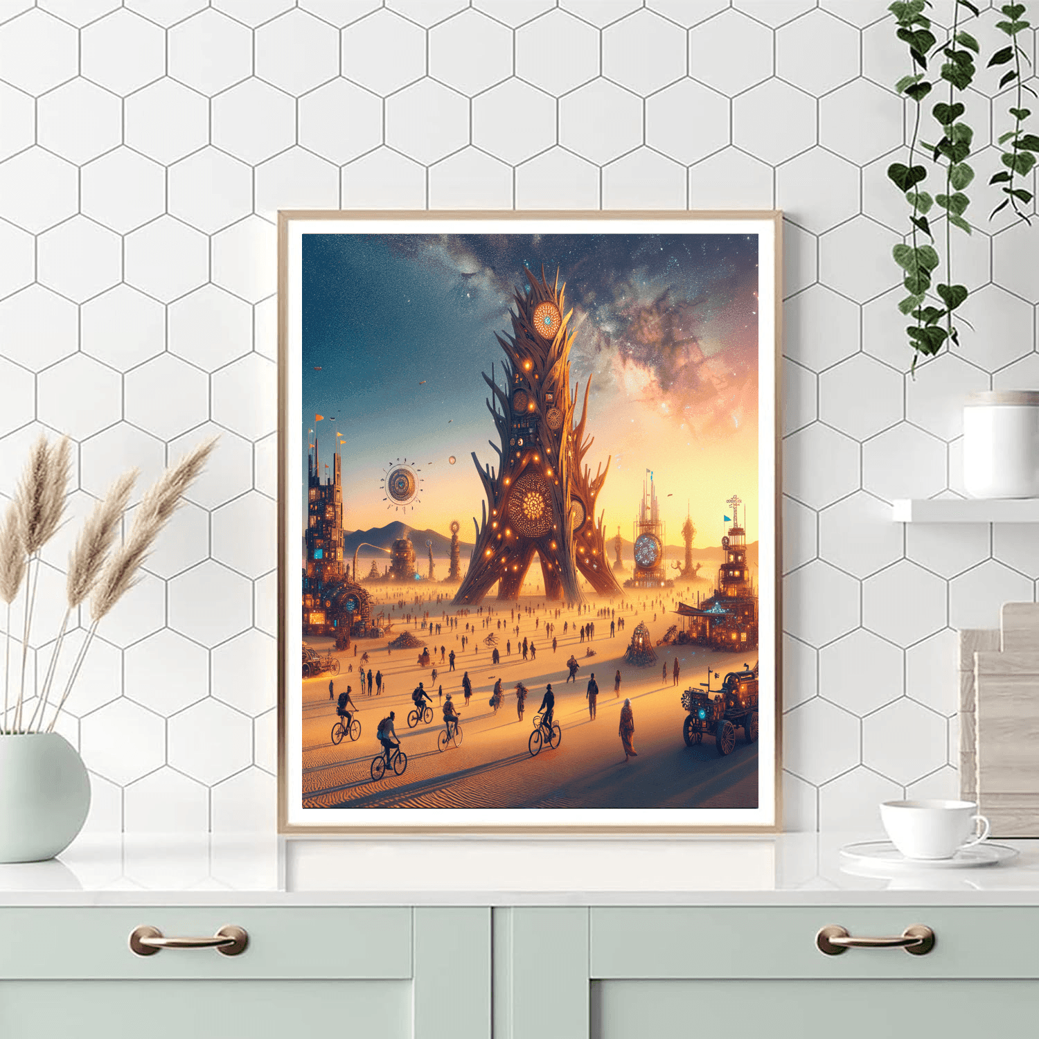 Burning Man - Nevada Paint By Number