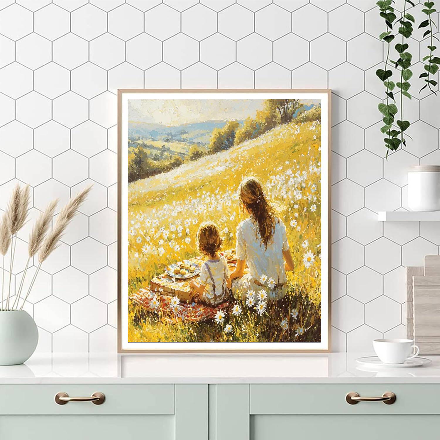 In A Field Of Sunshine Paint By Number