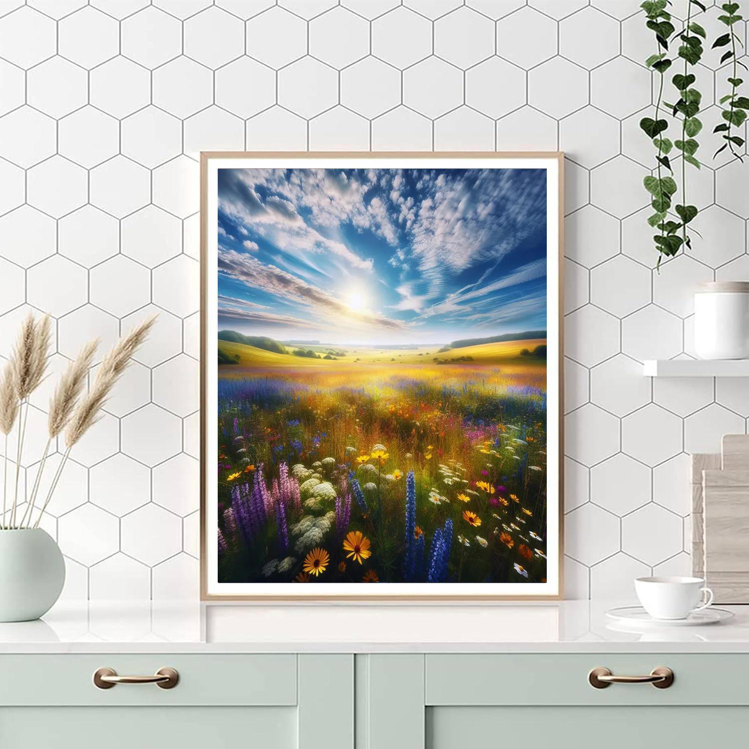 Dappled Sunlight Meadow Paint By Numbers Kits