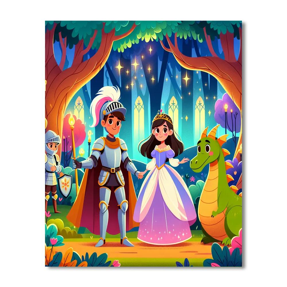 Artistic Fantasy World Painting By Numbers Kit