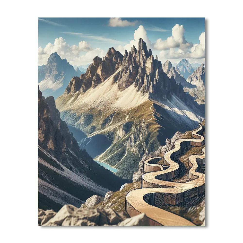 Mountain Trail Numbered Painting Kits