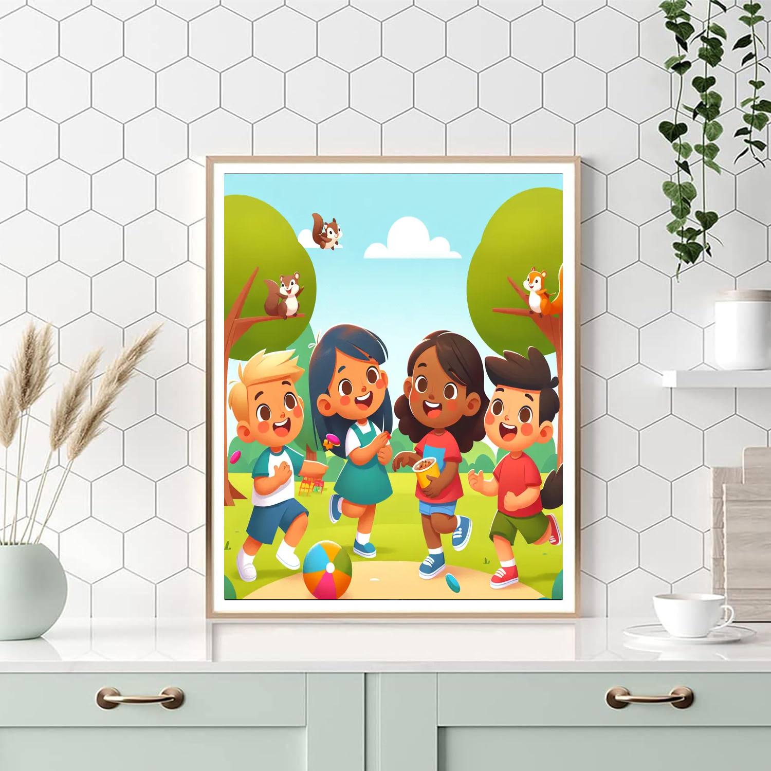 Friendship Fun Number Painting