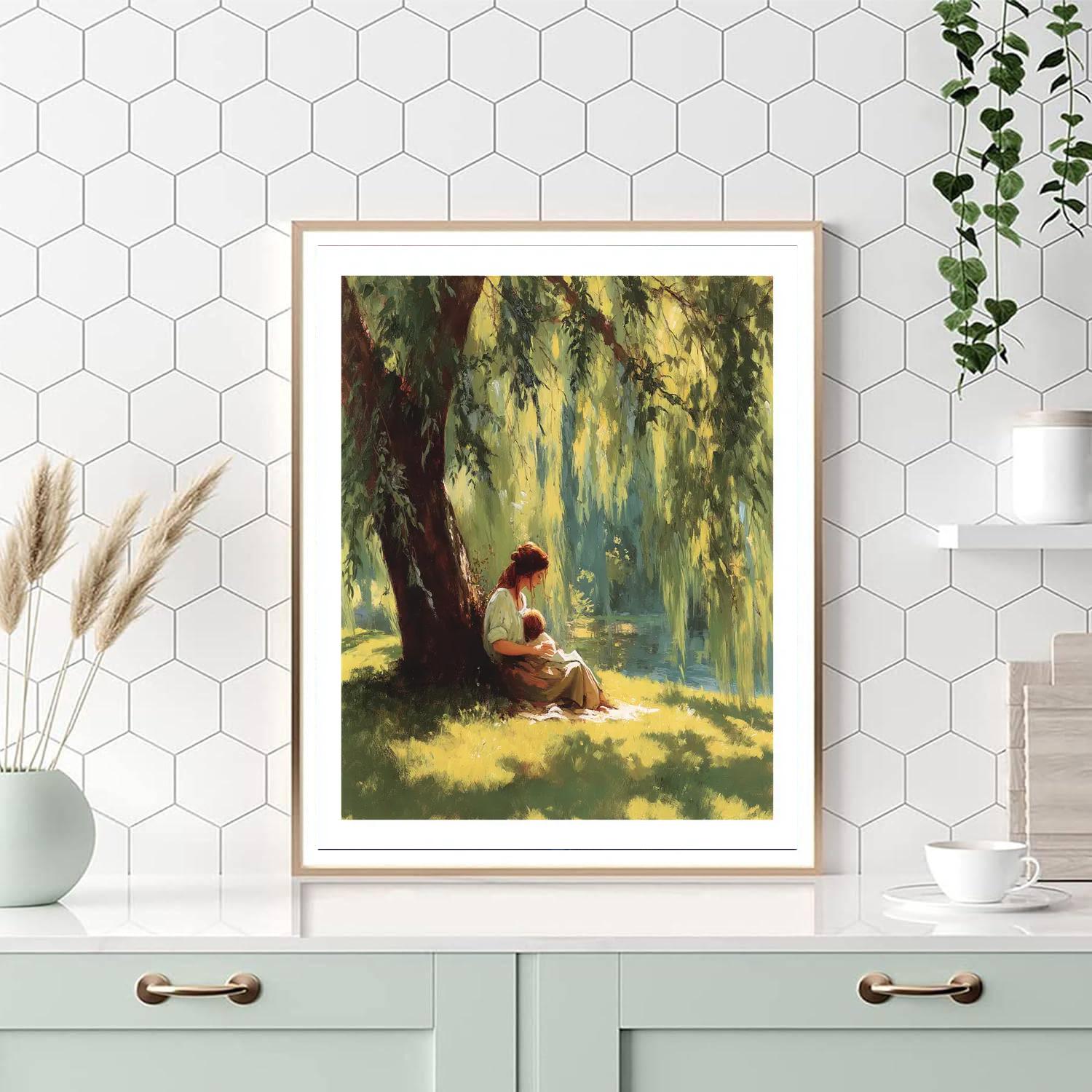 Cradle Of Nature's Love Paint By Number