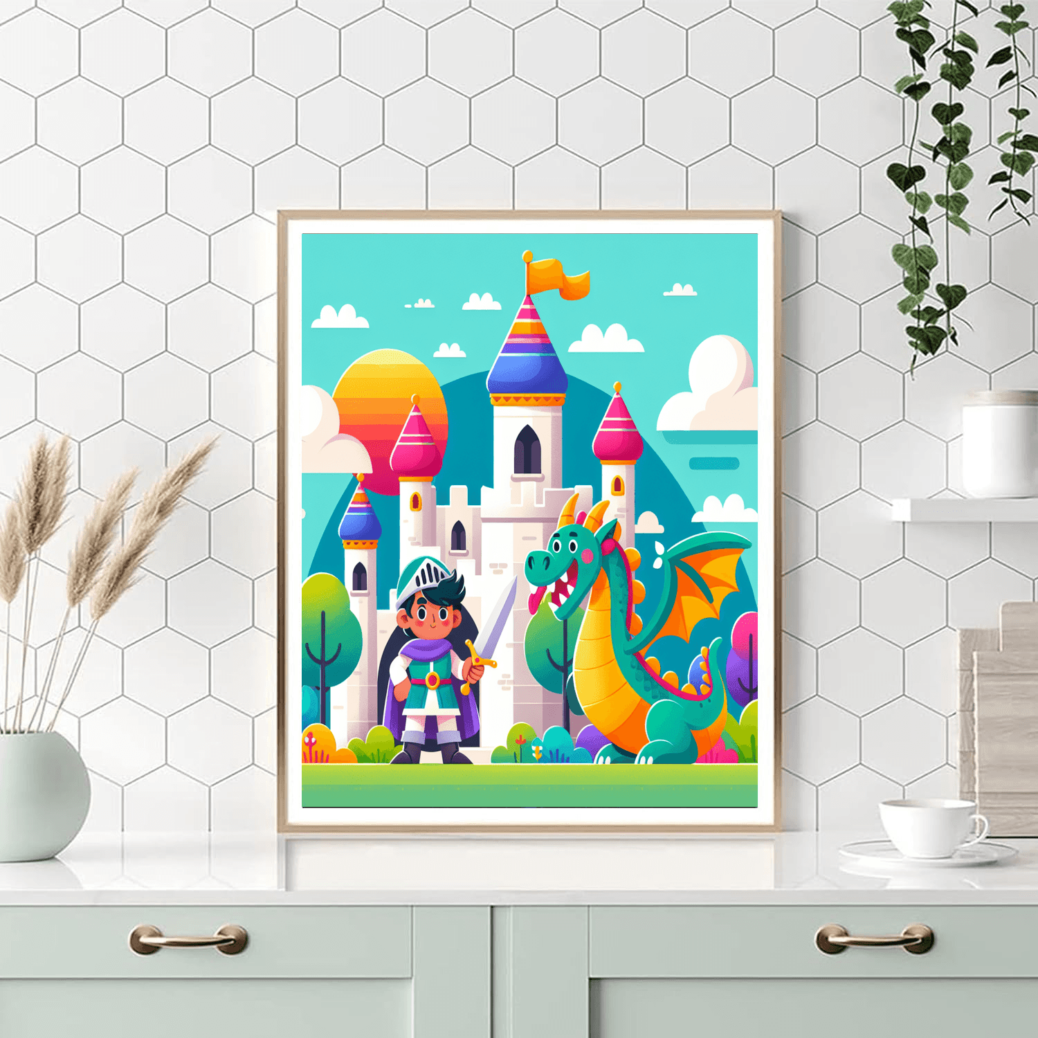 Fantastic Fantasy Adventure Number Painting