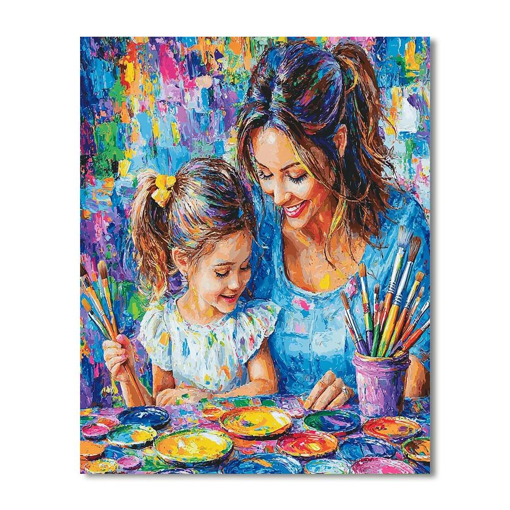 Mom's Little Artist Painting Number Kit