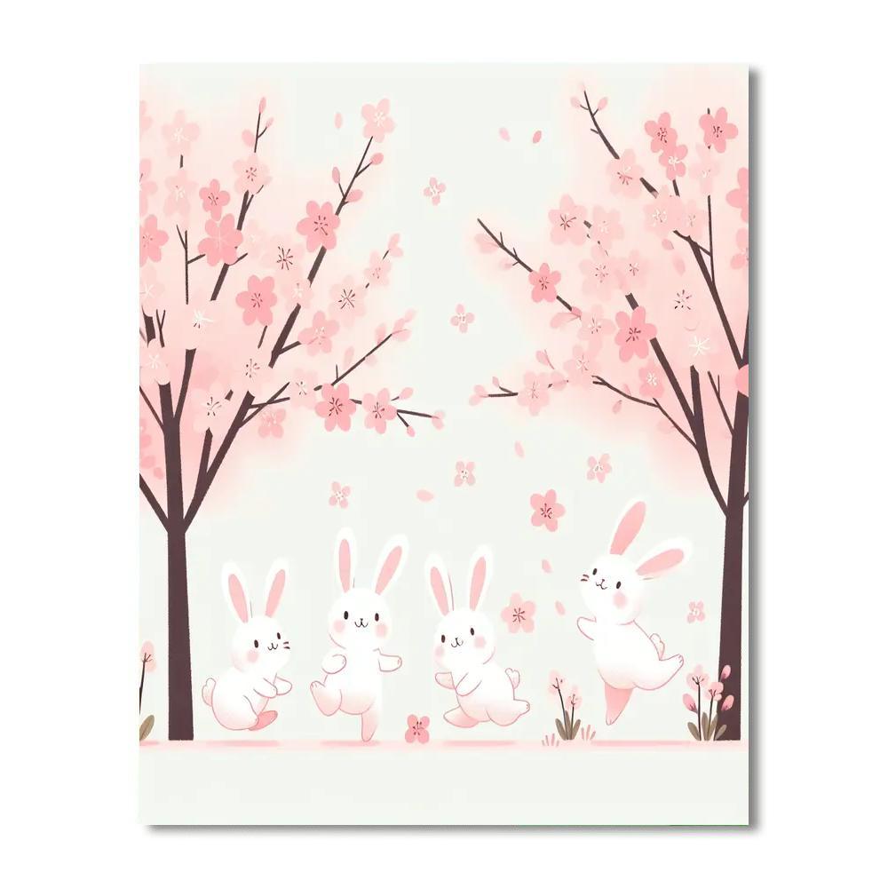 Cherry Blossom Chase Paint By Color