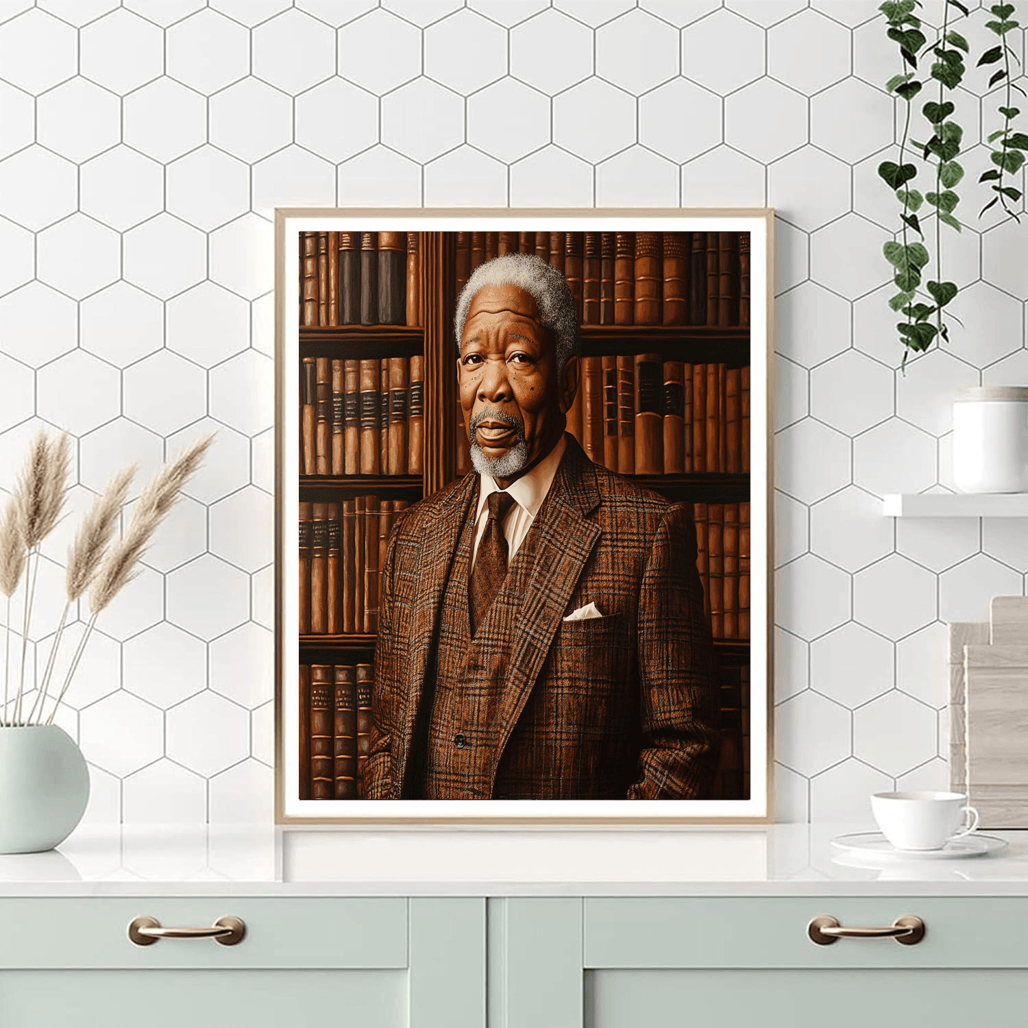 Morgan Freeman: The Wise Voice Of Authority Paint By Numbers