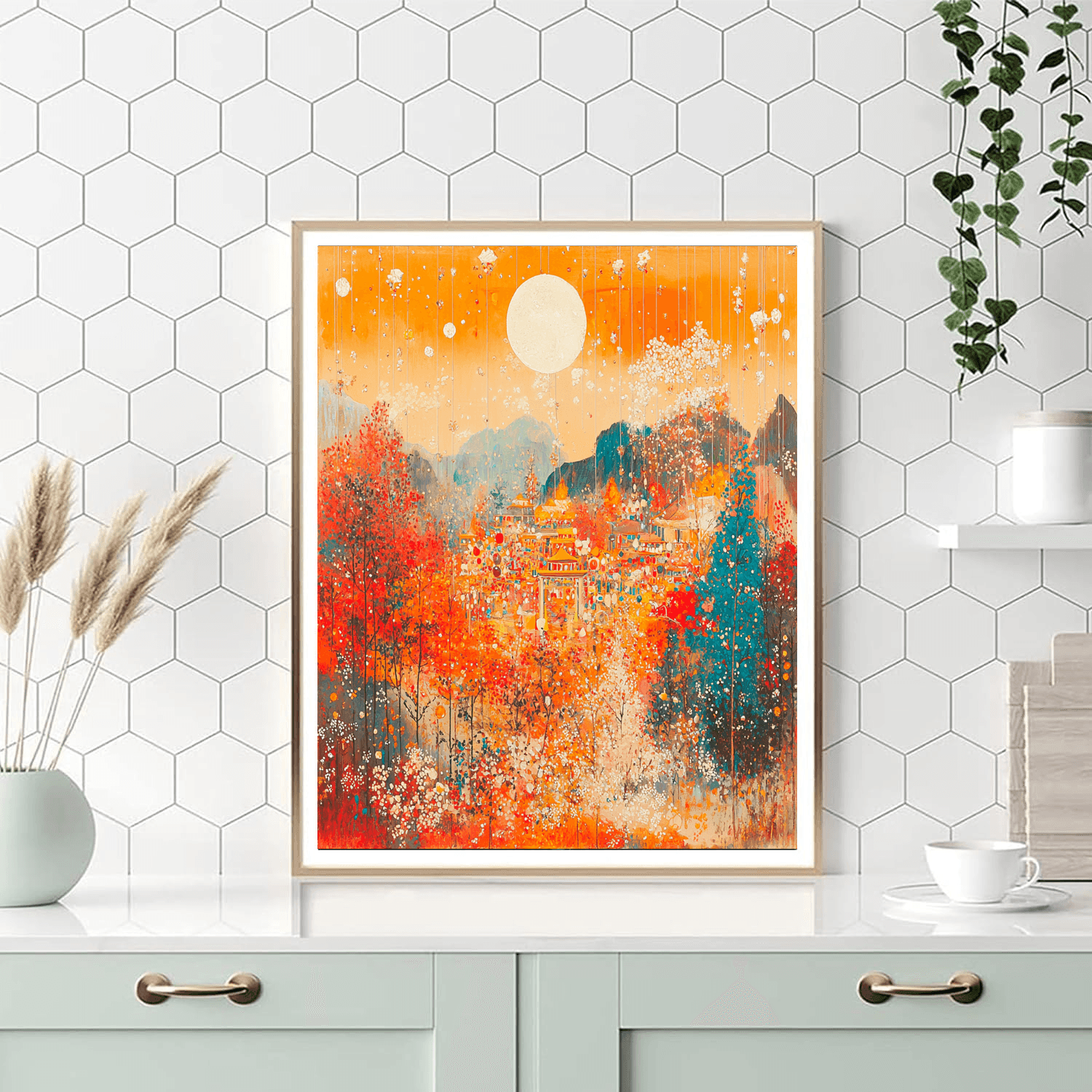 Impressionist Artists Inspired Harvest Moon Festival  Paint By Number