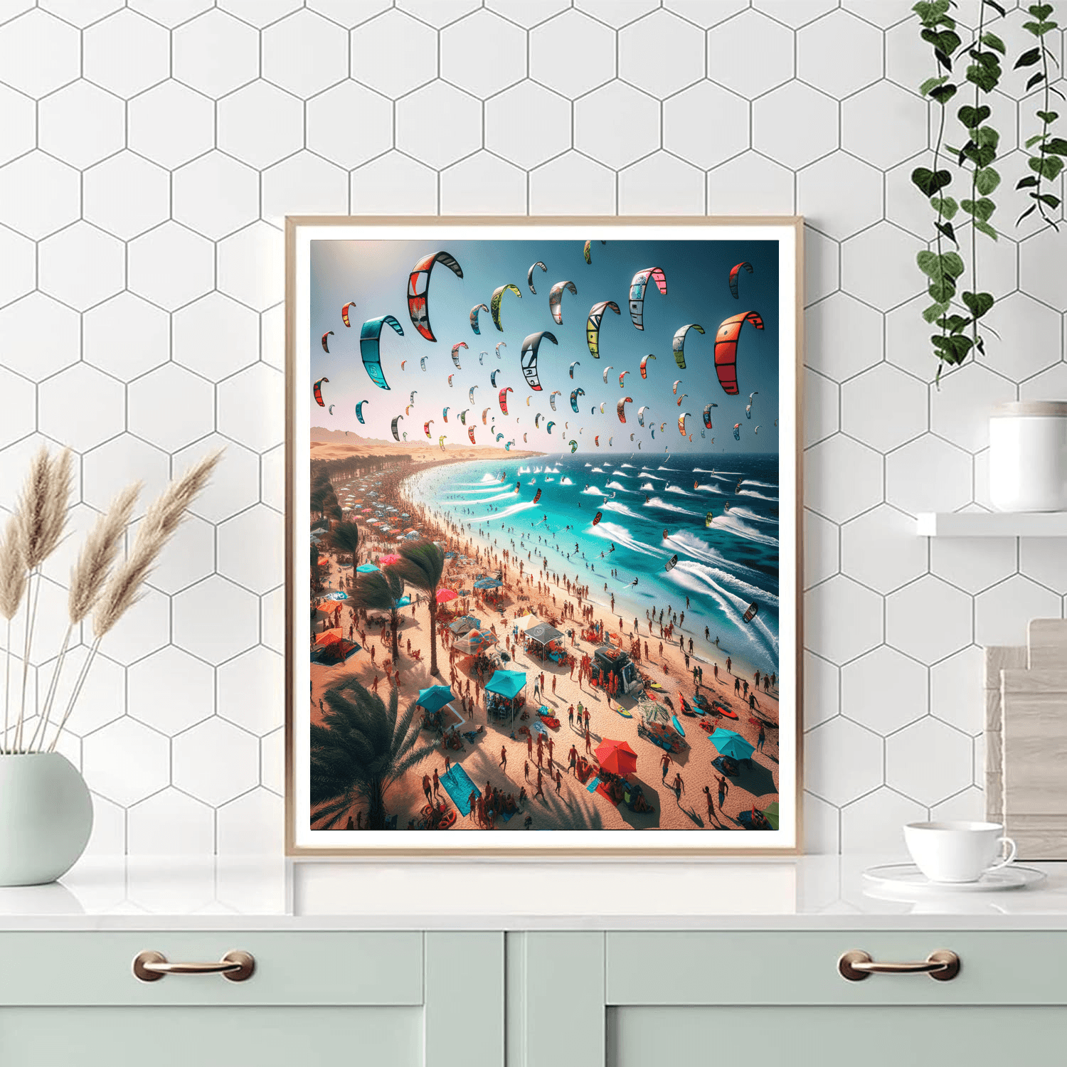 Kitesurfing World Cup - Egypt Paint By Numbers