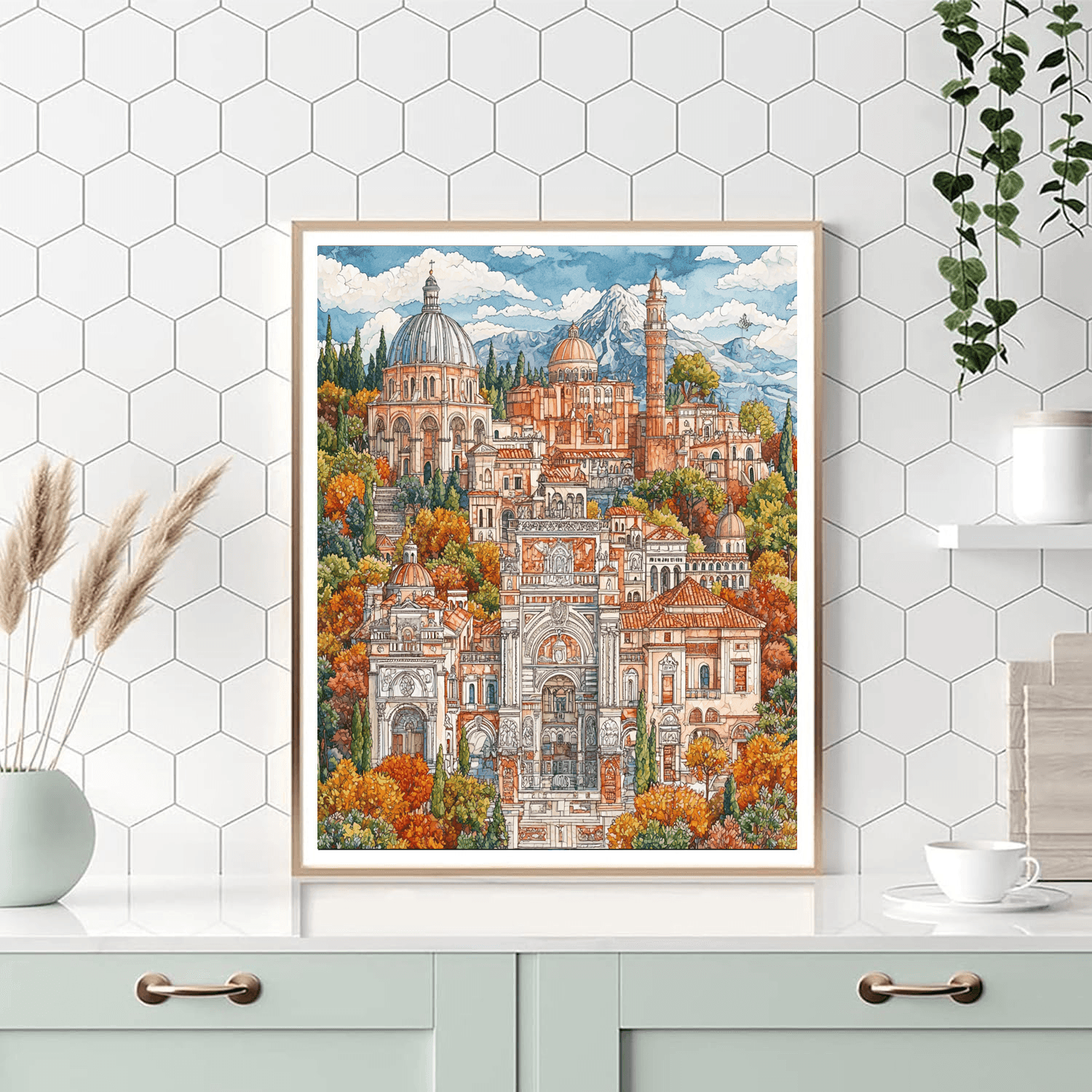Piranesi Inspired Historical Treasures Of Time  Painting By Numbers Kit