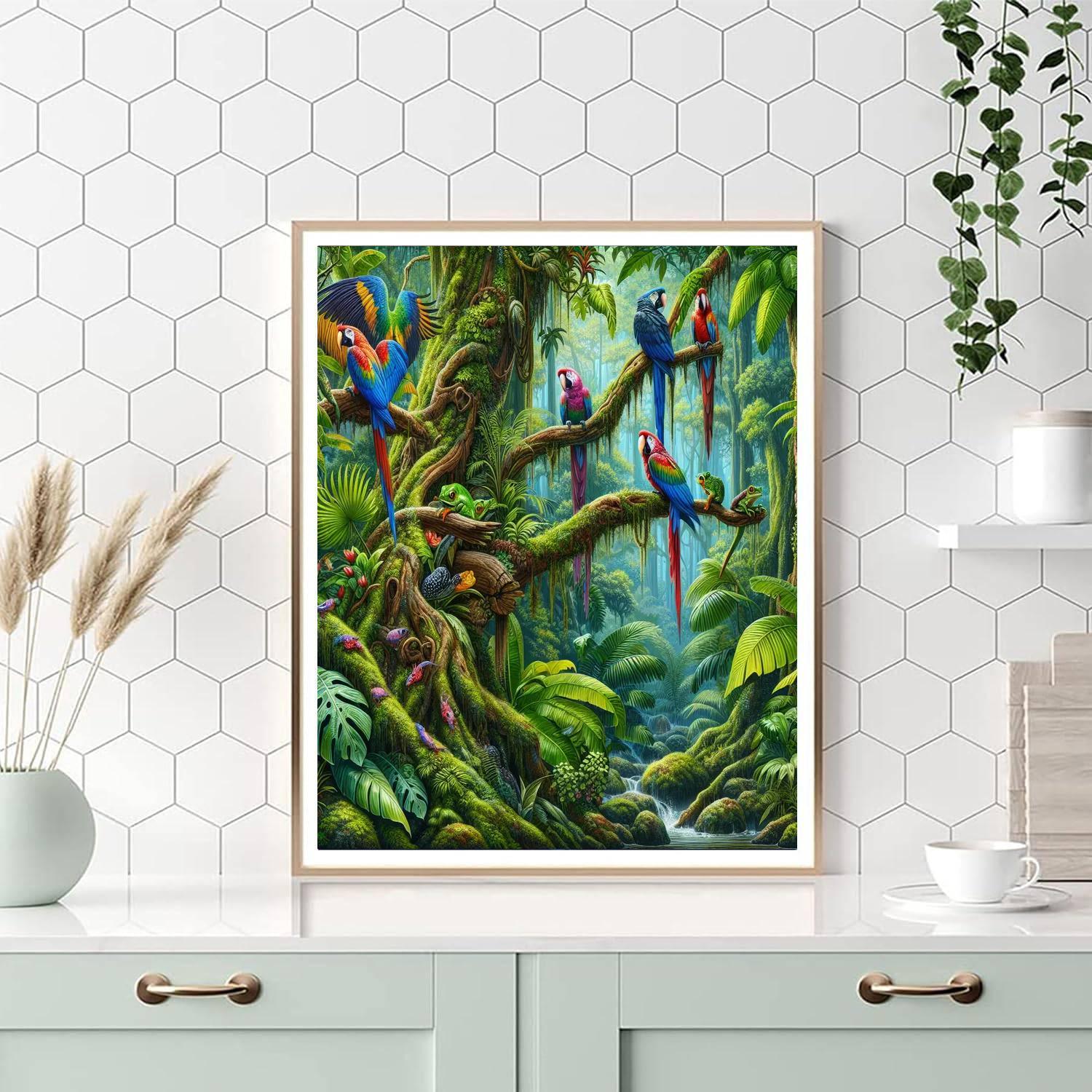Rainforest Explorer's Delight Paint By Color