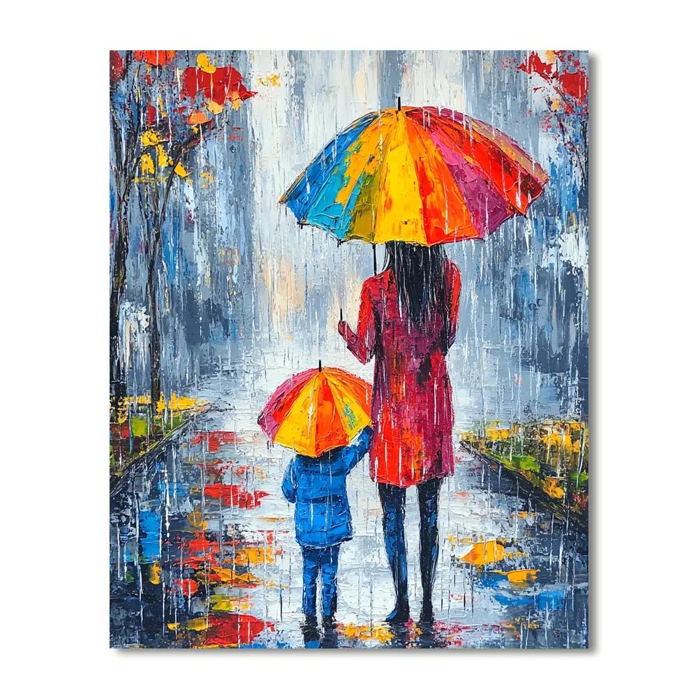 Mother's Loving Shield Numbered Painting Kits