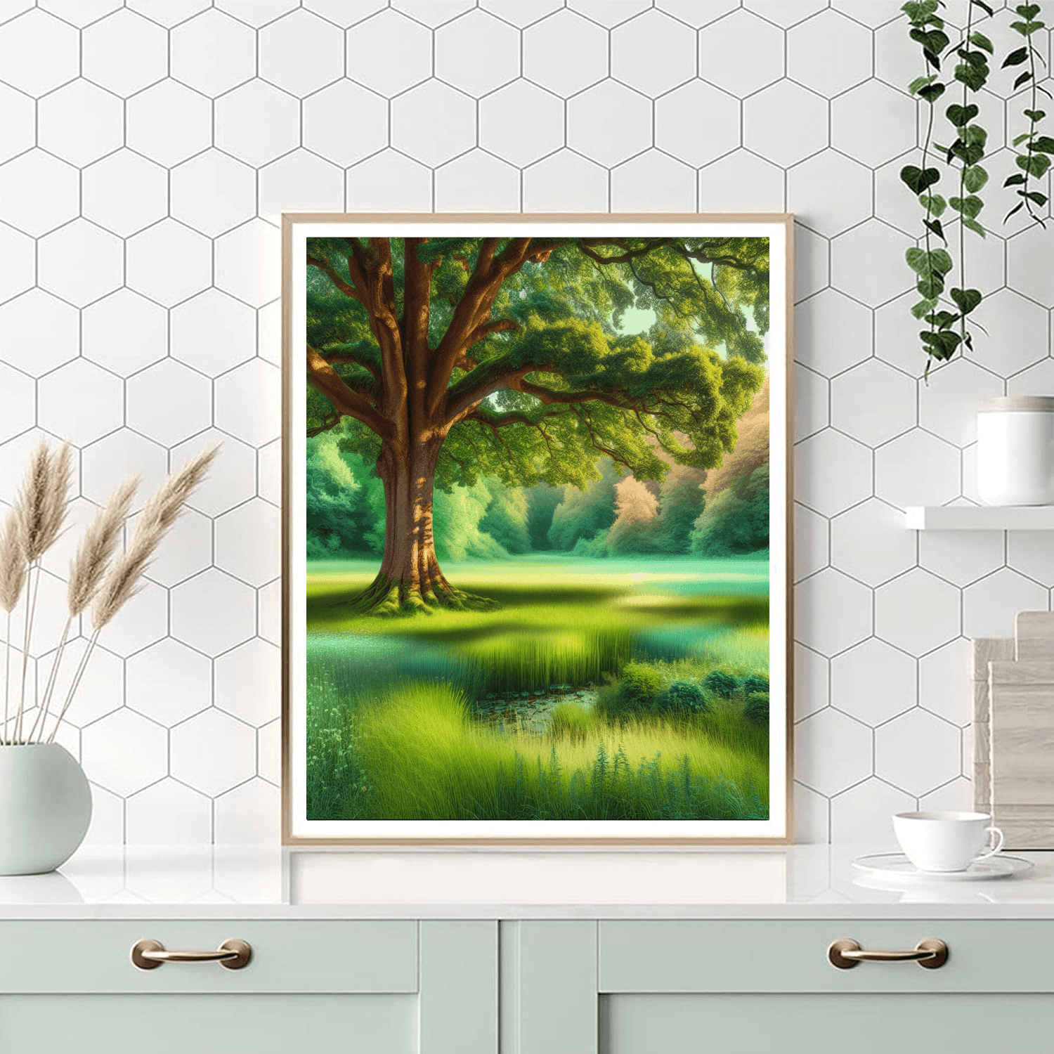 Majestic Tree Haven Painting Number Kit