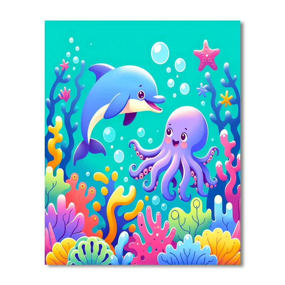 Underwater Kingdom Voyage Paint By Numbers Kits