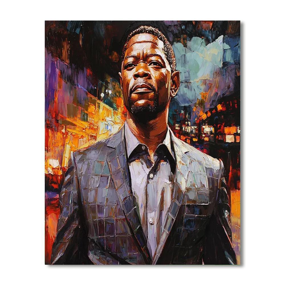 Samuel L. Jackson: The Voice Of Authority And Presence Numbered Painting Kits