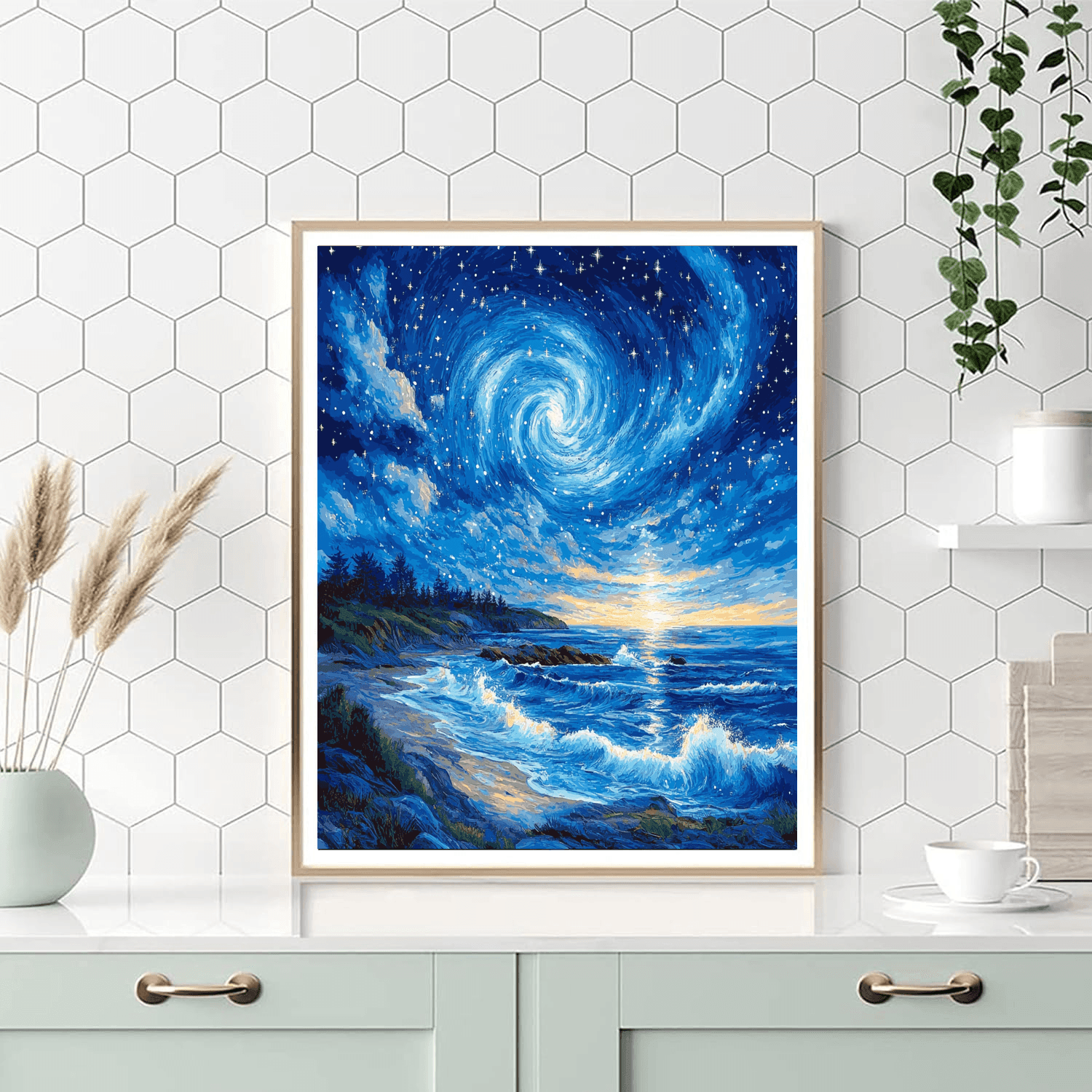 Vincent Van Gogh Inspired Starry Symphony  DIY Paint By Numbers