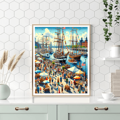 The Groningen Seaports Festival Paint By Color