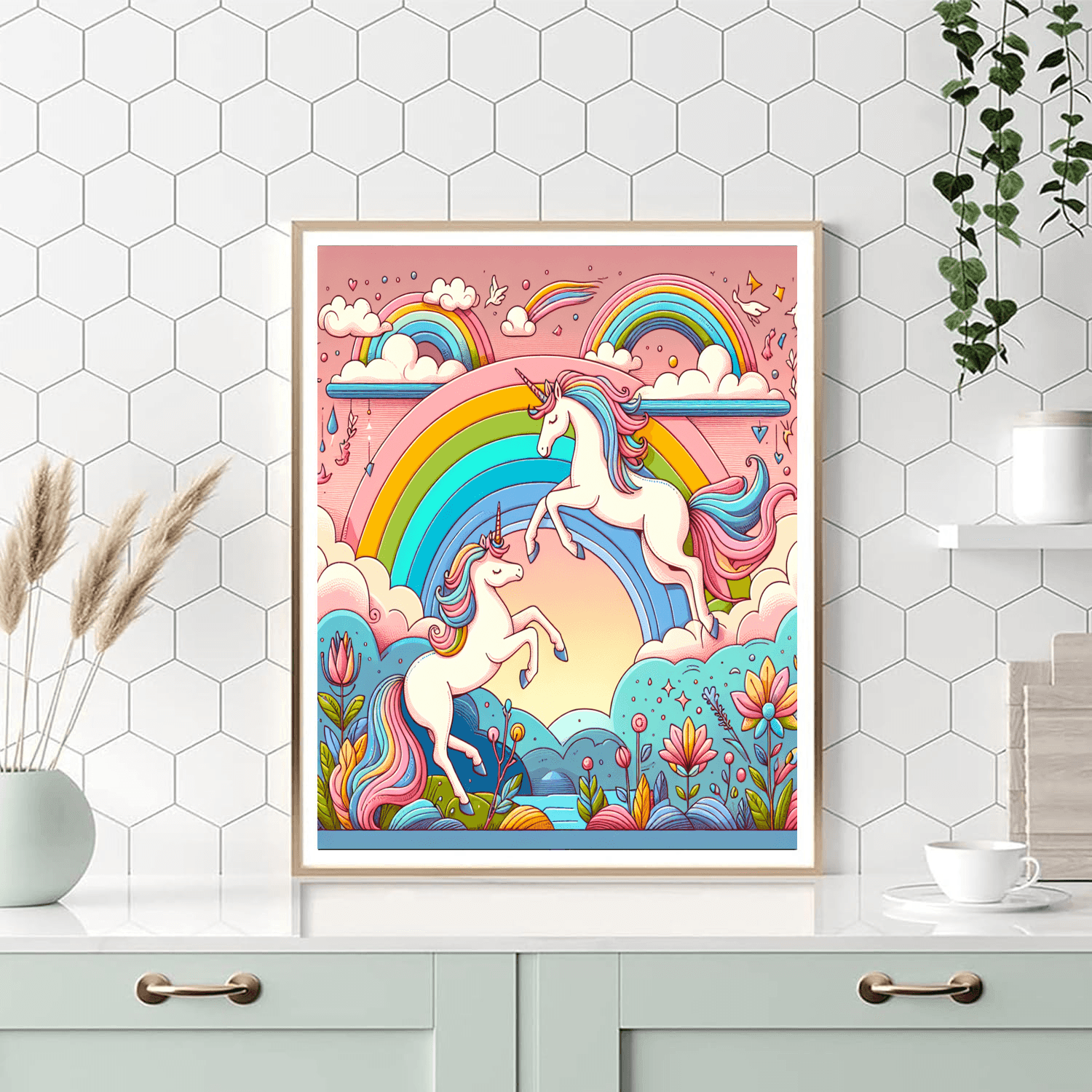 Unicorn Utopia DIY Paint By Numbers