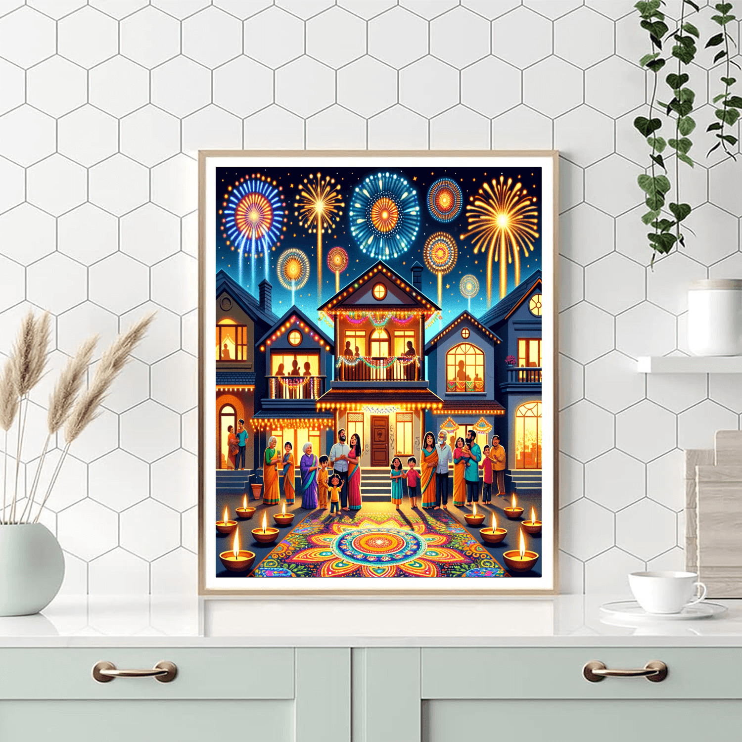 Diwali Paint By Number