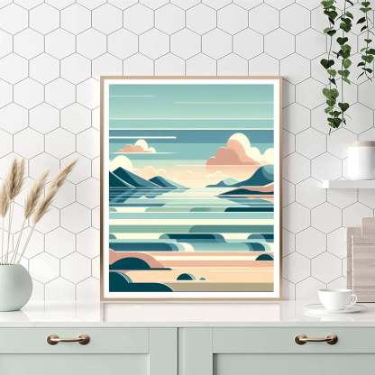 Serene Ocean Getaway Numbered Painting Kits