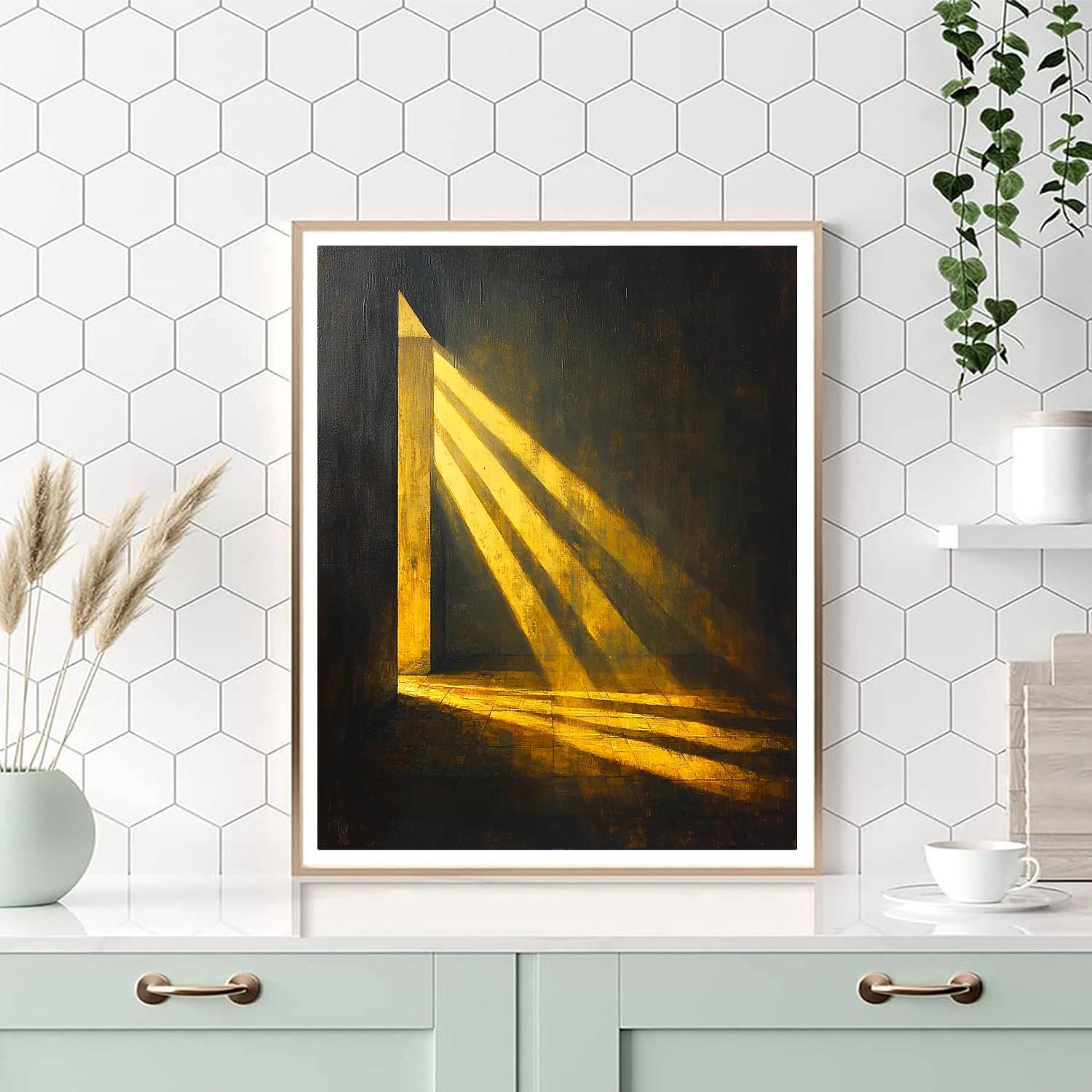 Caravaggio Inspired Rays Of Reflection  Paint By Color