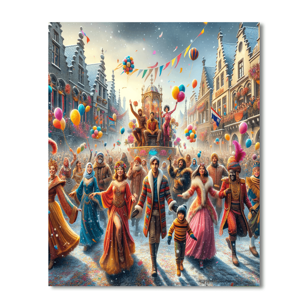 Ribe Carnival - Denmark Paint By Color