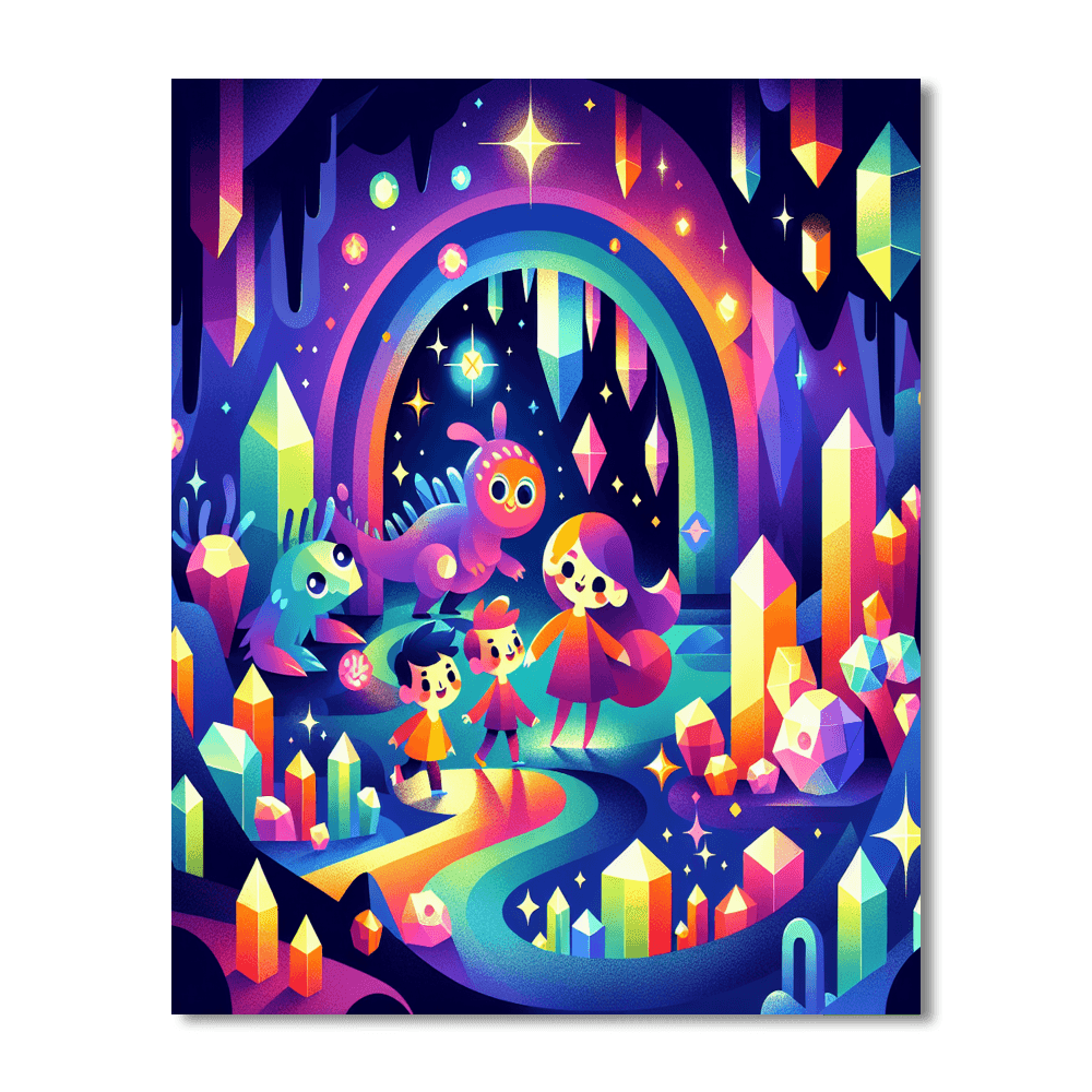 Mystic Cave Expedition Paint By Color