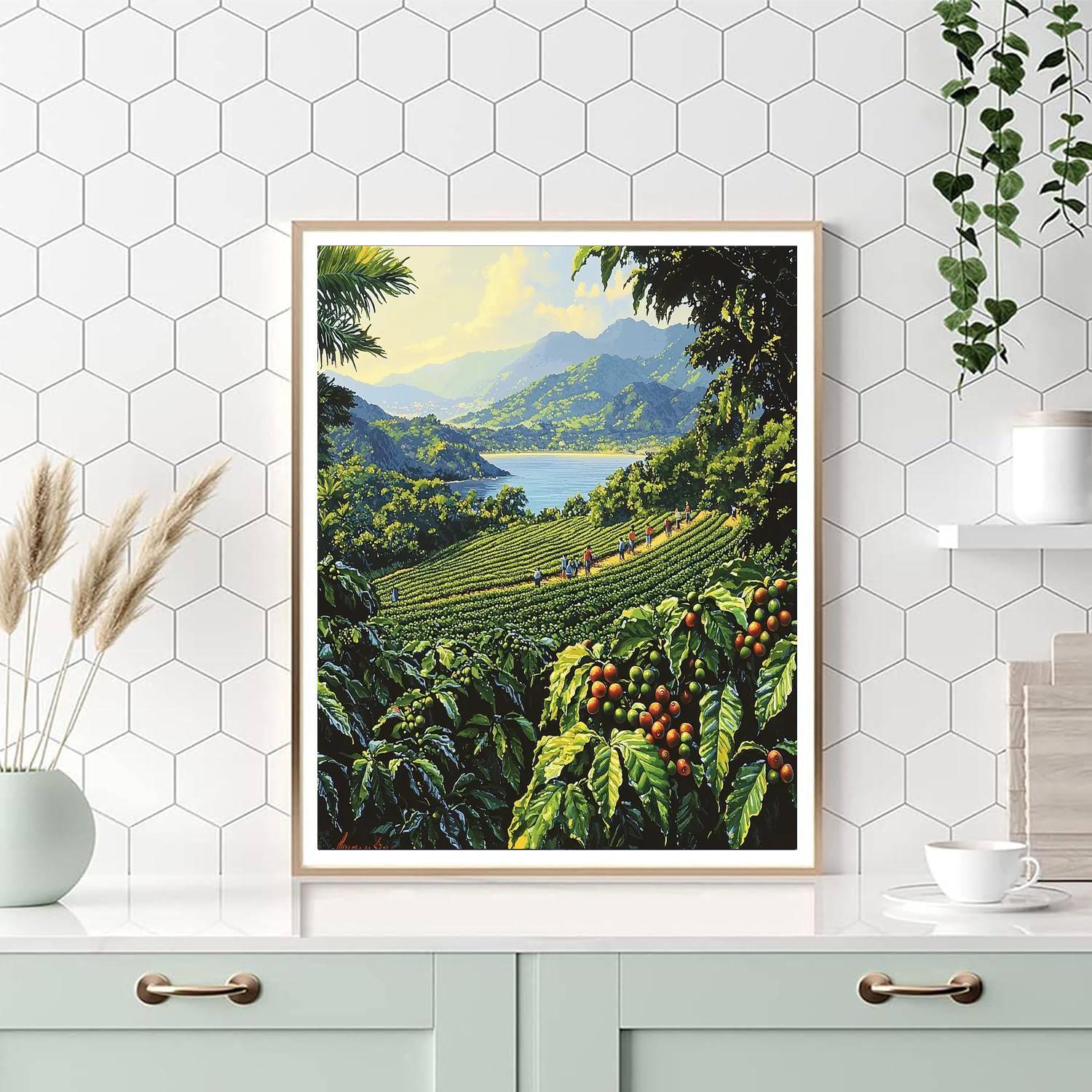 Kona Coffee Farm - Hawaii Paint By Number