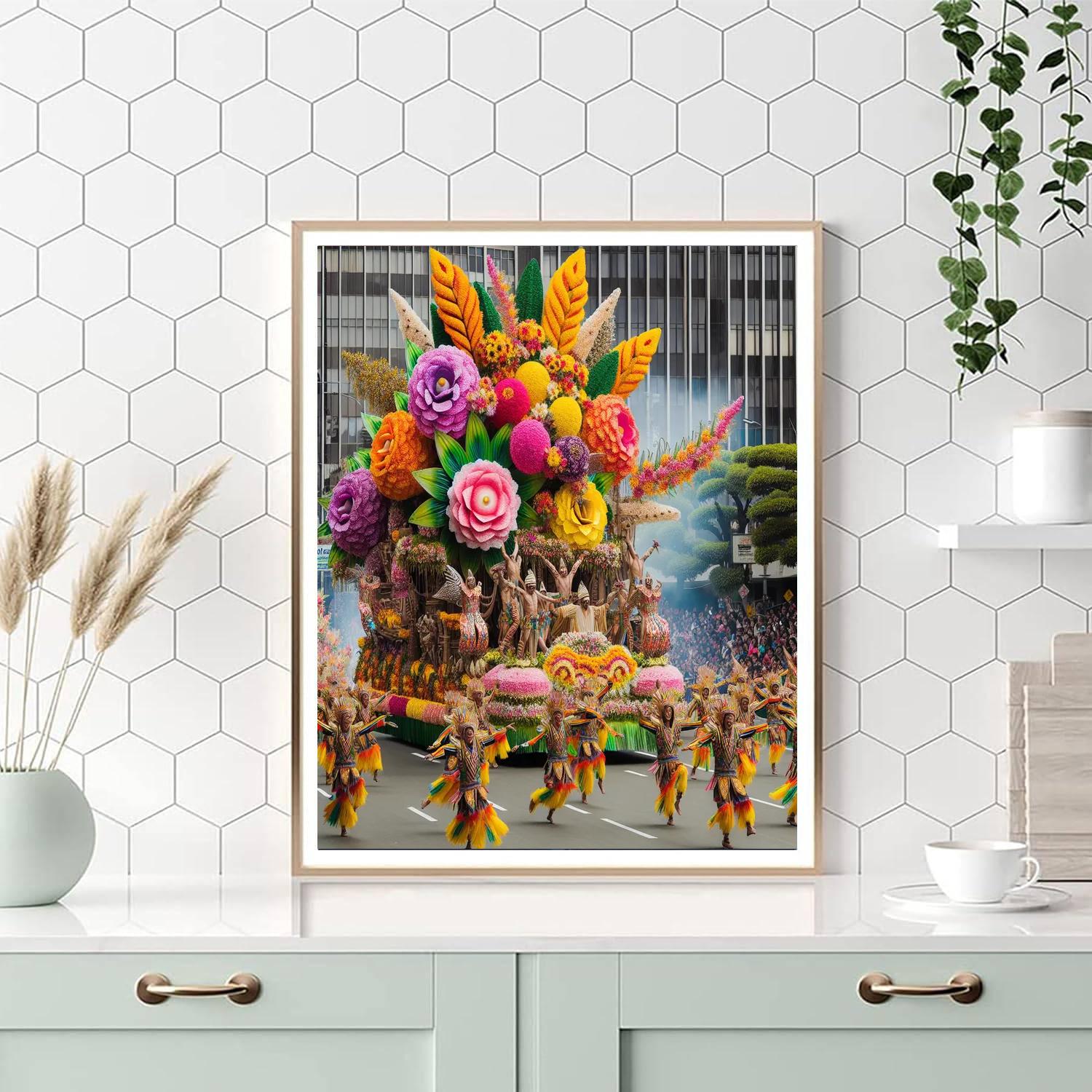 Panagbenga Flower Festival - Philippines Number Painting