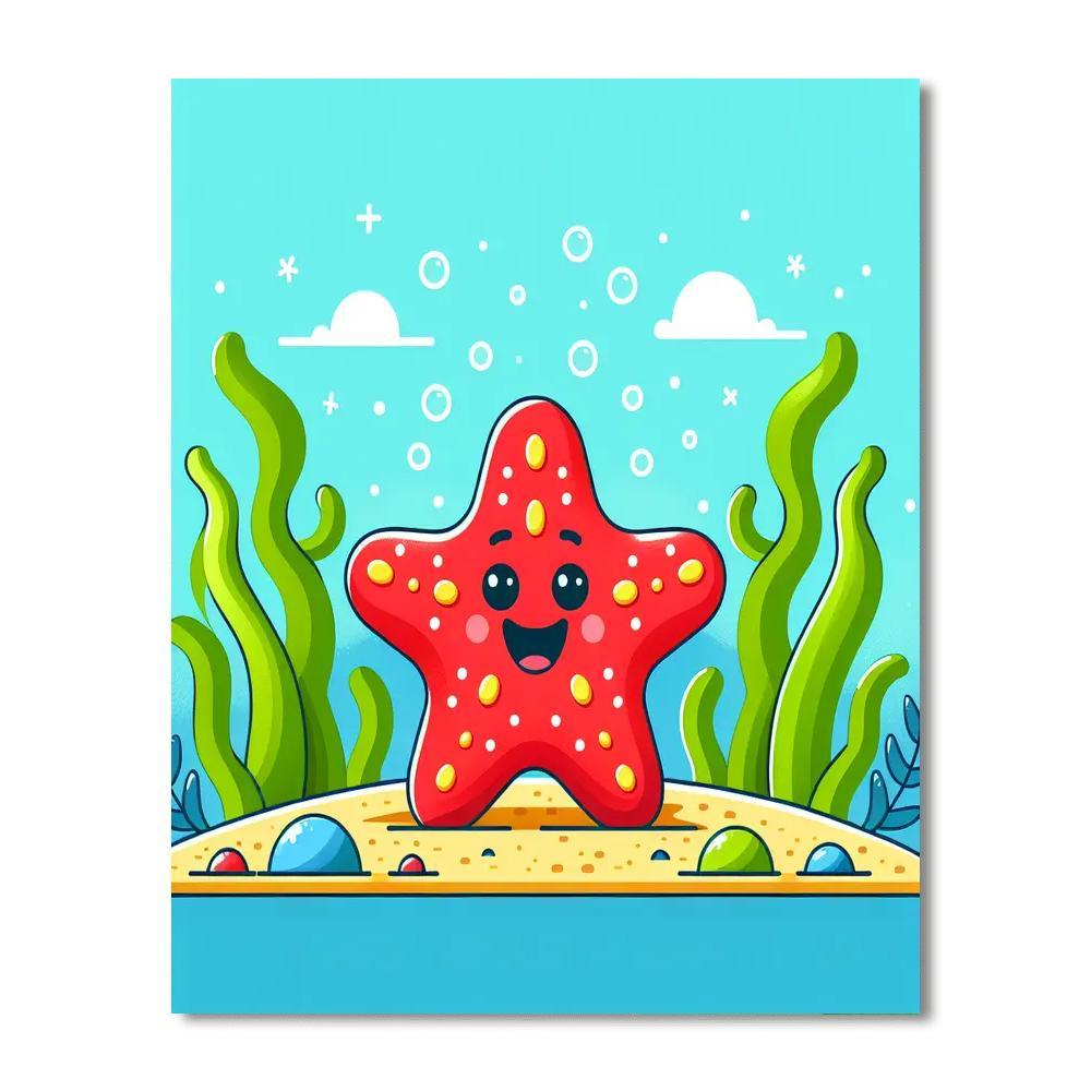 Radiant Starfish Paint By Numbers Kits