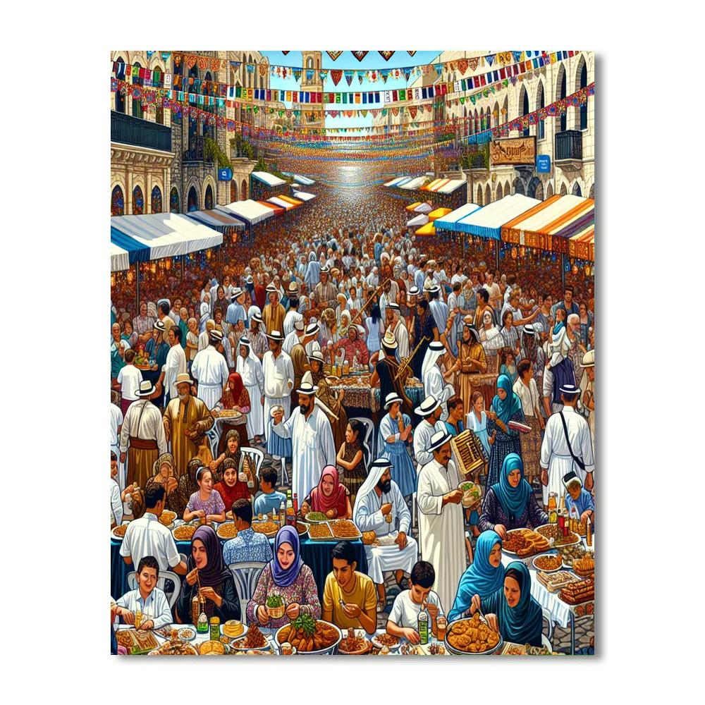 Festival Of San Gennaro Number Painting