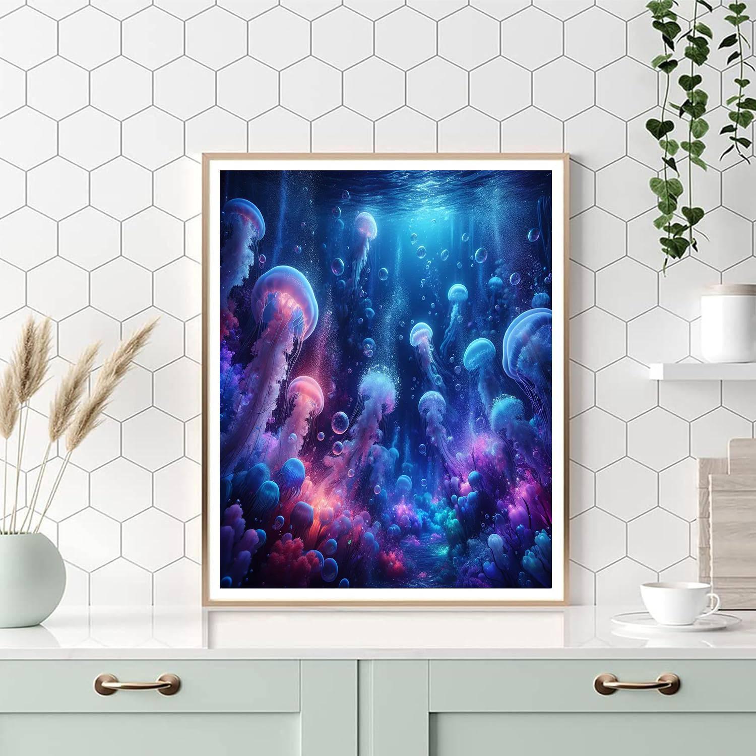 Luminous Jellyfish Dance Paint By Numbers Kits