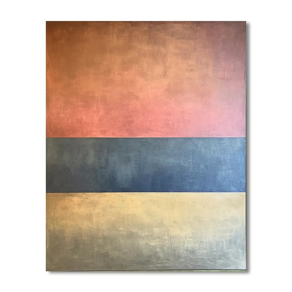 Mark Rothko Inspired Temporal Reflections  Number Painting