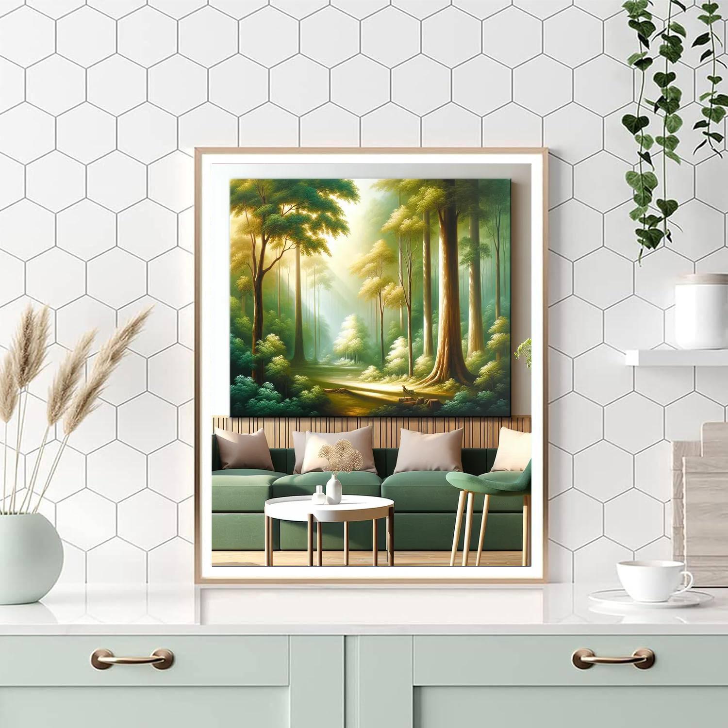Gentle Woodland Retreat Numbered Painting Kits