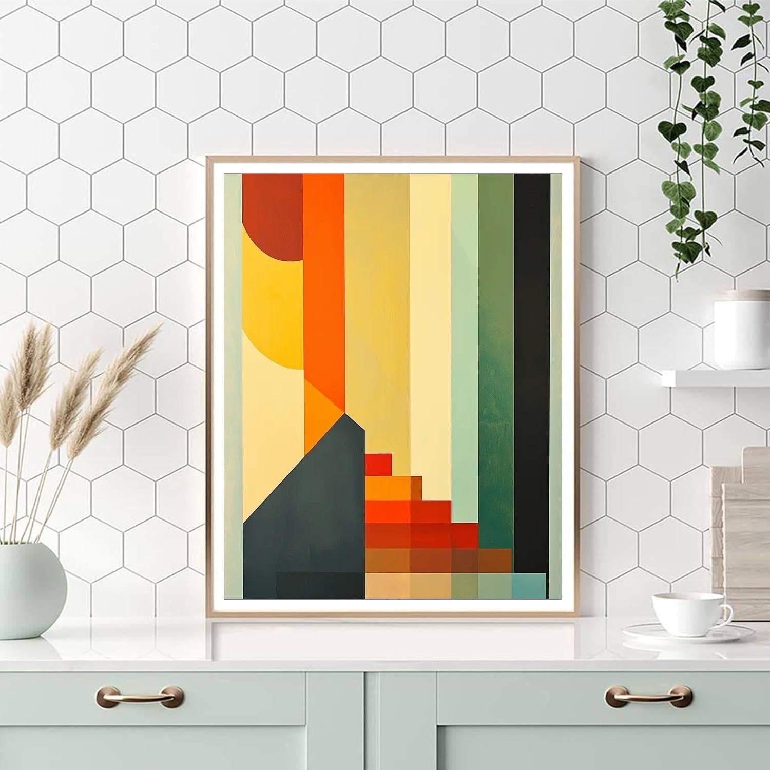 Kazimir Malevich Inspired Elements Of Abstraction  Paint By Color