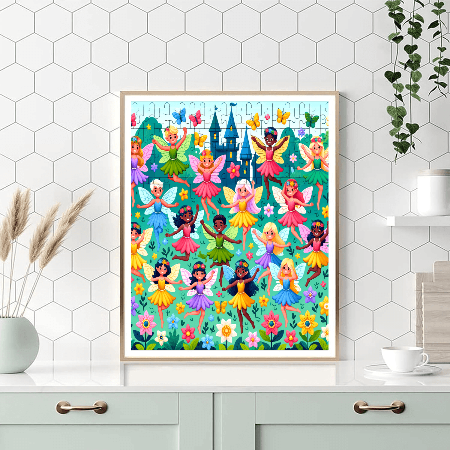 Enchanted Kingdom Fairies Numbered Painting Kits