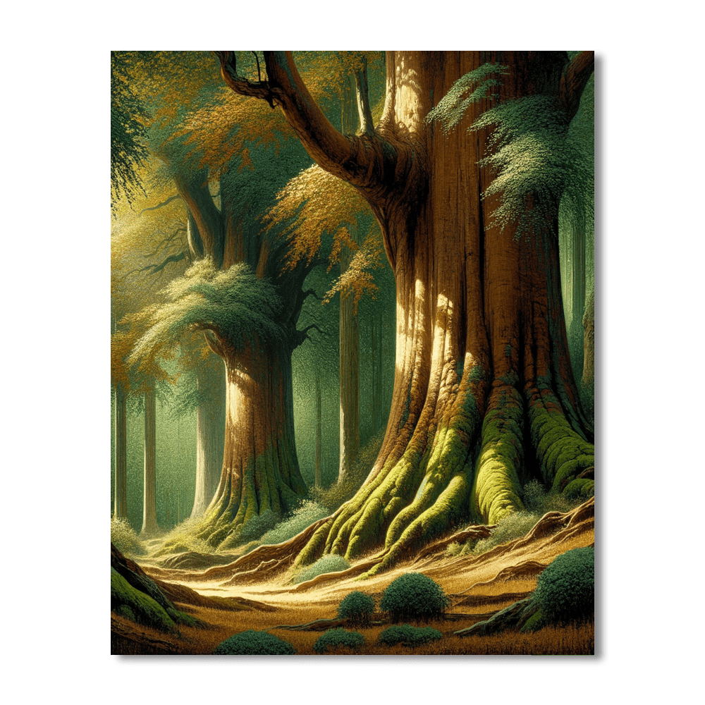 Woodland Wonder Number Painting