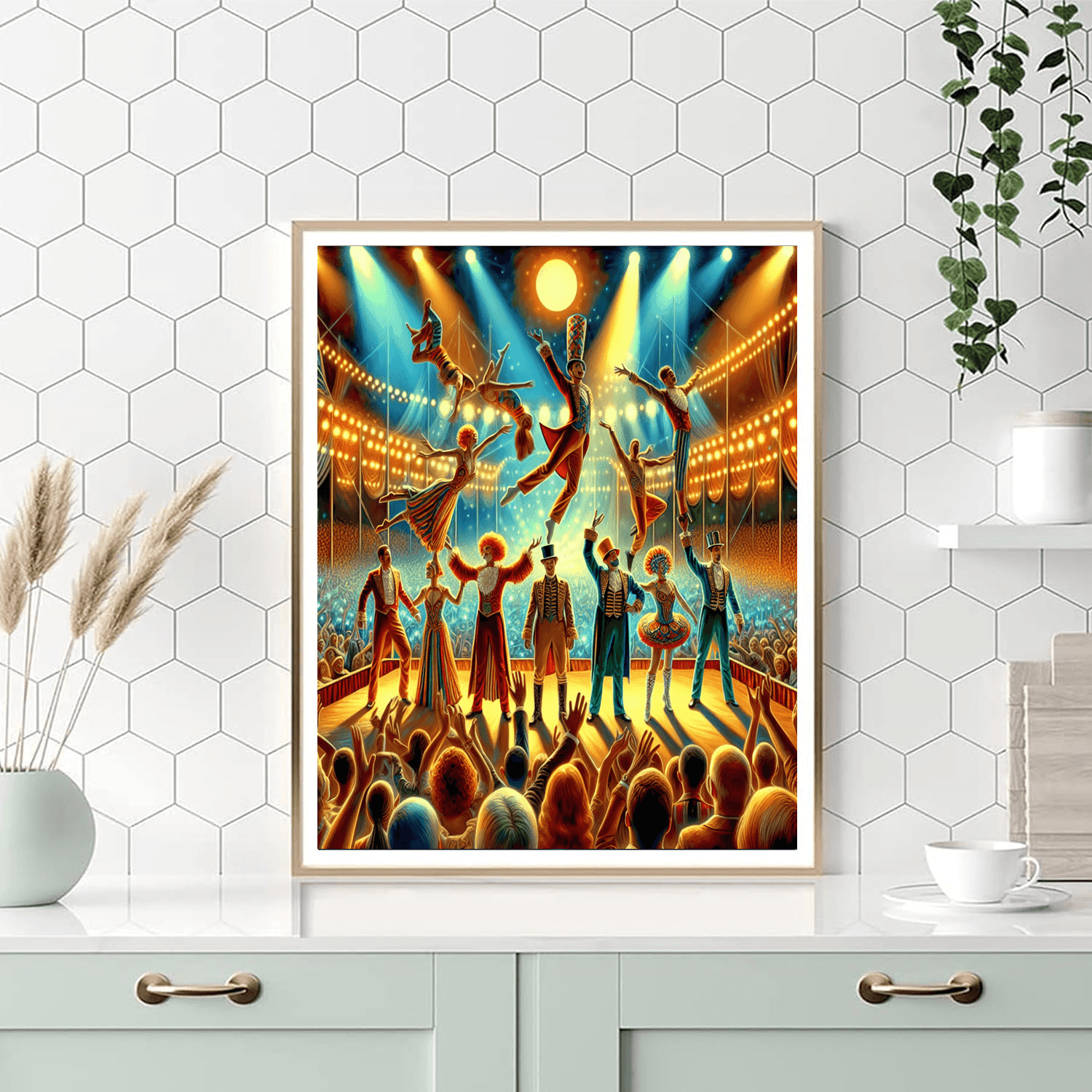 International Festival Of Circus Arts - Italy Numbered Painting Kits